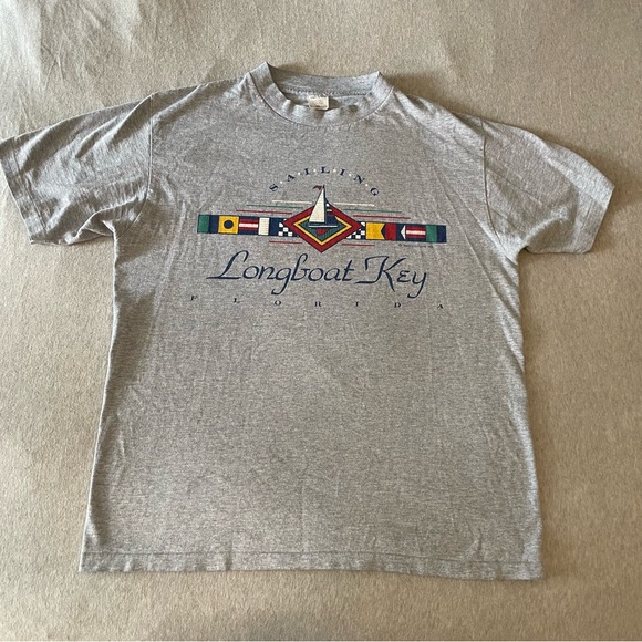 Men’s Vintage Florida Sailing T-Shirt - Picture 1 of 2
